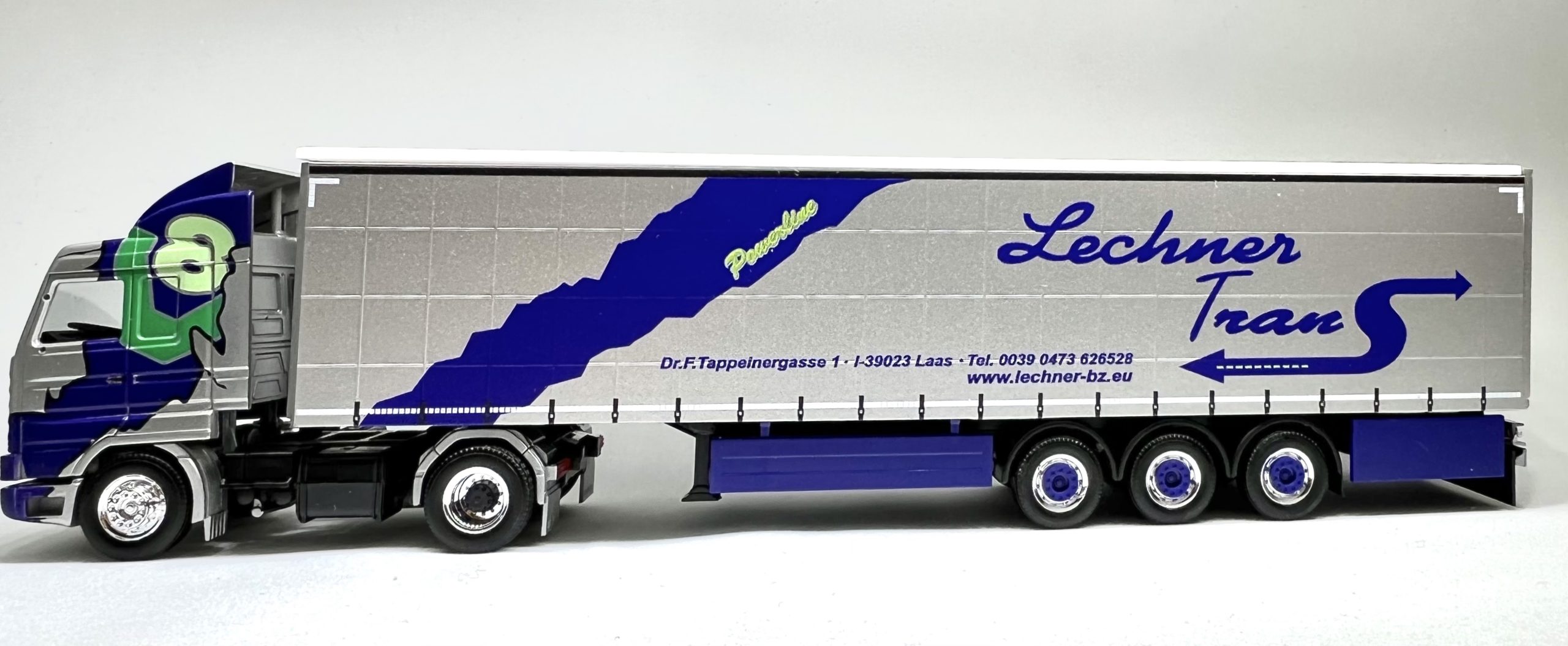 Herpa – Camion Scania R TL Bâché Avec Remorque Planzer – Échelle 1:160 – Miniature Allemagne – Plastique – Collection